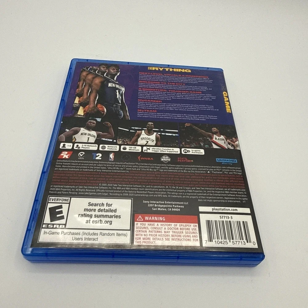 2K NBA 2K21 Multiplayer Ultra HD Basketball Game (PS5, 2020)